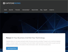 Tablet Screenshot of capstoneworks.com